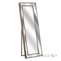 Lumi Antique Gold Large Full Length Mirror with Distressed Glass - 180cm