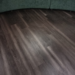 ALUXO® Signature Self Adhesive Vinyl Flooring Tiles - Wood Effect Charcoal | 36pcs (5m² area)