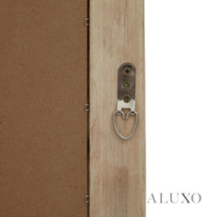 Torin Rustic Washed Wood XL Window Wall Mirror - 170cm