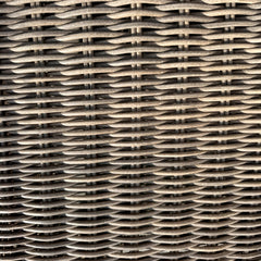 Capri Outdoor Large Corner Sofa Set with Glass Coffee Table – Beige Rattan Effect