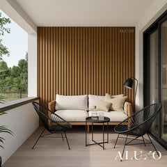 ALUXO® Exterior Wall Panel Composite Cladding Light Oak┃150cm / 180cm / 290cm