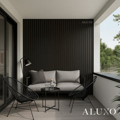 ALUXO® Exterior Wall Panel Composite Cladding Black┃150cm / 180cm / 290cm
