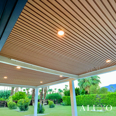 ALUXO® Exterior Wall Panel Composite Cladding Light Oak┃150cm / 180cm / 290cm