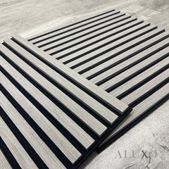 ALUXO® Acoustic Square Wall Panels 60 x 60cm (SET of 4) - Ash Grey