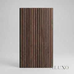 Panelux™ Pro 3-Sided Wood Veneer Deep Oak Half Wall Panels - 120cm x 60cm (Set Of 3)