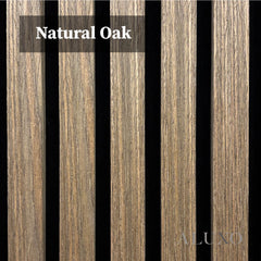 ALUXO® Acoustic Square Wall Panels 60 x 60cm (SET of 4) - Natural Oak