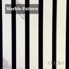 ALUXO® Acoustic Slatted Wall Panels 240 x 60cm - White Marble