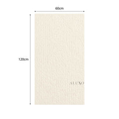 Outdoor Off White Chiseled MCM Flexible Stone | 120x60cm Weather-Proof Exterior Panel (Set of 4)
