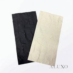 Sample - Chiseled MCM Flexible Stone Wall Panel | Off White & Black