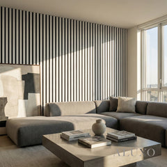 Panelux™ Pro Wide Dove Grey Coloured Wall Panel | 3-Sided Wrap Design 240cm x 30cm (Set of 2)