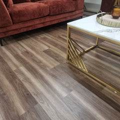 ALUXO® Signature Self Adhesive Vinyl Flooring Tiles - Wood Effect Dark Oak | 36pcs (5m² area)