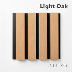 Exterior Wall Panel Composite Cladding Standard Slat - Light Oak | 180cm / 290cm (Set of 4)