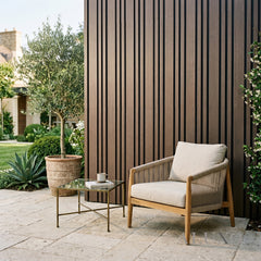 Exterior Wall Panel Composite Cladding 86mm Wide Slat - Smoked Oak | 180cm / 290cm (Set of 4)
