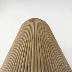 Flexii™ Flexible Walnut Reeded Wall Panel | Mini Fluted Wood Slats 240cm x 60cm (Set of 2)