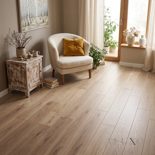 Fortis Floors™ Elementary Luxury LVT Wood Plank - Blond Oak | 1227mm x 187mm (3.67m² Pack)