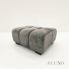 ALUXO® Harlem Modular Footstool – Cocoa Chocolate Mermaid Velvet