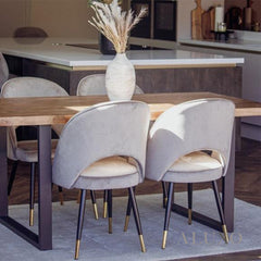 Ivar Dining Table – 180cm x 90cm Solid Pine Wood with Matte Black Legs