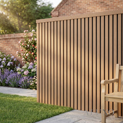 Kladd™ Exterior Wall Panel Composite Cladding Corner Trim - Light Oak | 180cm / 290cm (Set of 2)