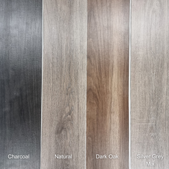 ALUXO® Signature Self Adhesive Vinyl Flooring Tiles - Wood Effect Dark Oak | 36pcs (5m² area)