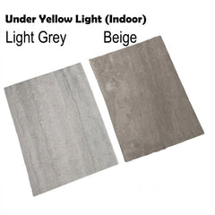 Sample – Travertine MCM Flexible Stone Outdoor Wall Panel | Beige & Light Grey