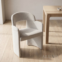 ALUXO® Madrid Boucle Dining Chair – Set of 2