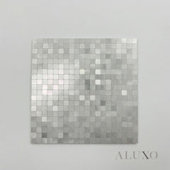 Mosaic Wall Tiles - Square Chrome 30cm x 30cm (Set of 10) | Self Adhesive