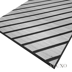 Panelux™ Lite Herringbone Acoustic Wall Panels - 120x30cm (Set of 4) | Self Adhesive, 5 Colours