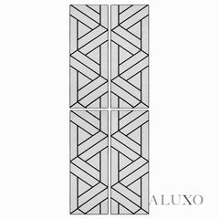 Panelux™ Lite Lattice Acoustic Wall Panels - 120x30cm (Set of 4) | Self Adhesive, 5 Colours