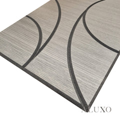 Panelux™ Lite Spiral Acoustic Wall Panels - 120x30cm (Set of 4) | Self Adhesive, 5 Colours