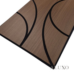 Panelux™ Lite Spiral Acoustic Wall Panels - 120x30cm (Set of 4) | Self Adhesive, 5 Colours
