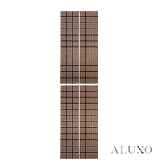 Panelux™ Lite Grid Acoustic Wall Panels - 120x30cm (Set of 4) | Self Adhesive, 5 Colours