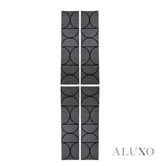 Panelux™ Lite Halo Acoustic Wall Panels - 120x30cm (Set of 4) | Self Adhesive, 5 Colours