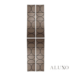 Panelux™ Lite Halo Acoustic Wall Panels - 120x30cm (Set of 4) | Self Adhesive, 5 Colours