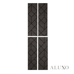 Panelux™ Lite Shard Acoustic Wall Panels - 120x30cm (Set of 4) | Self Adhesive, 5 Colours