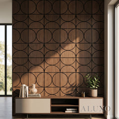 Panelux™ Lite Halo Acoustic Wall Panels - 120x30cm (Set of 4) | Self Adhesive, 5 Colours
