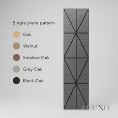 Panelux™ Lite Harlequin Acoustic Wall Panels - 120x30cm (Set of 4) | Self Adhesive, 5 Colours