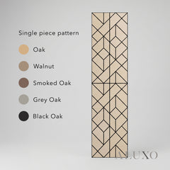 Panelux™ Lite Shard Acoustic Wall Panels - 120x30cm (Set of 4) | Self Adhesive, 5 Colours
