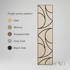 Panelux™ Lite Spiral Acoustic Wall Panels - 120x30cm (Set of 4) | Self Adhesive, 5 Colours