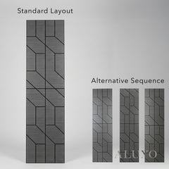 Panelux™ Lite Wedge Acoustic Wall Panels - 120x30cm (Set of 4) | Self Adhesive, 5 Colours