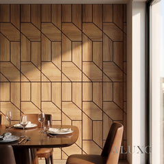 Panelux™ Lite Wedge Acoustic Wall Panels - 120x30cm (Set of 4) | Self Adhesive, 5 Colours