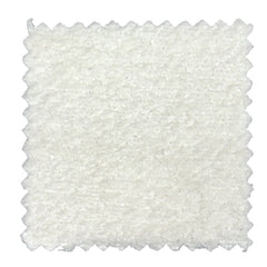 ALUXO® Lottie Fabric Swatch Sample – Polar White Bouclé