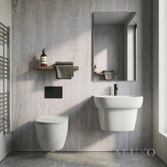 Travertine MCM Flexible Stone Panel Tile - 120cm x 60cm (Set of 4) | Light Grey