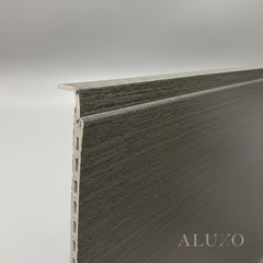 ALUXO® WPC FLAT Wall Panels 236×40cm (SET of 5) - Ash Grey