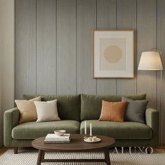 ALUXO® WPC FLAT Wall Panels 236×40cm (SET of 5) - Ash Grey