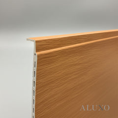 ALUXO® WPC FLAT Wall Panels 236×40cm (SET of 5) - Light Oak