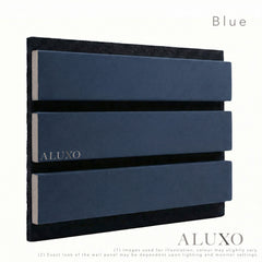 Panelux™ Pro Wide Blue Coloured Wall Panel | 3-Sided Wrap Design 240cm x 30cm (Set of 2)