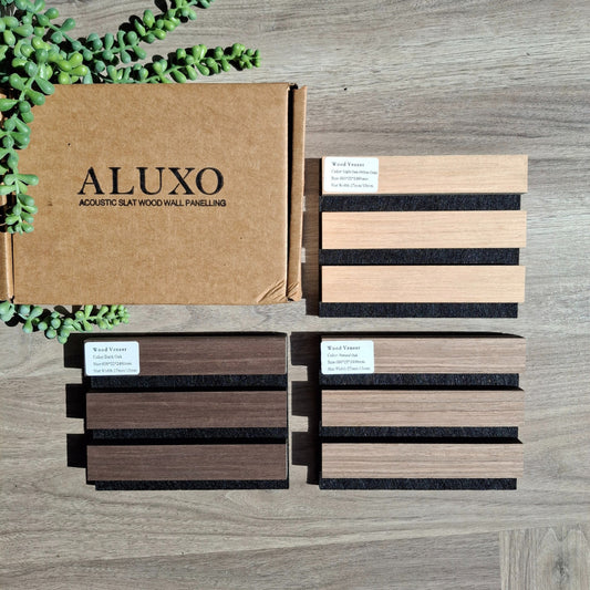 FREE SAMPLE - Acoustic Slatted Wall Panel – Choose Up to 4 Colours
