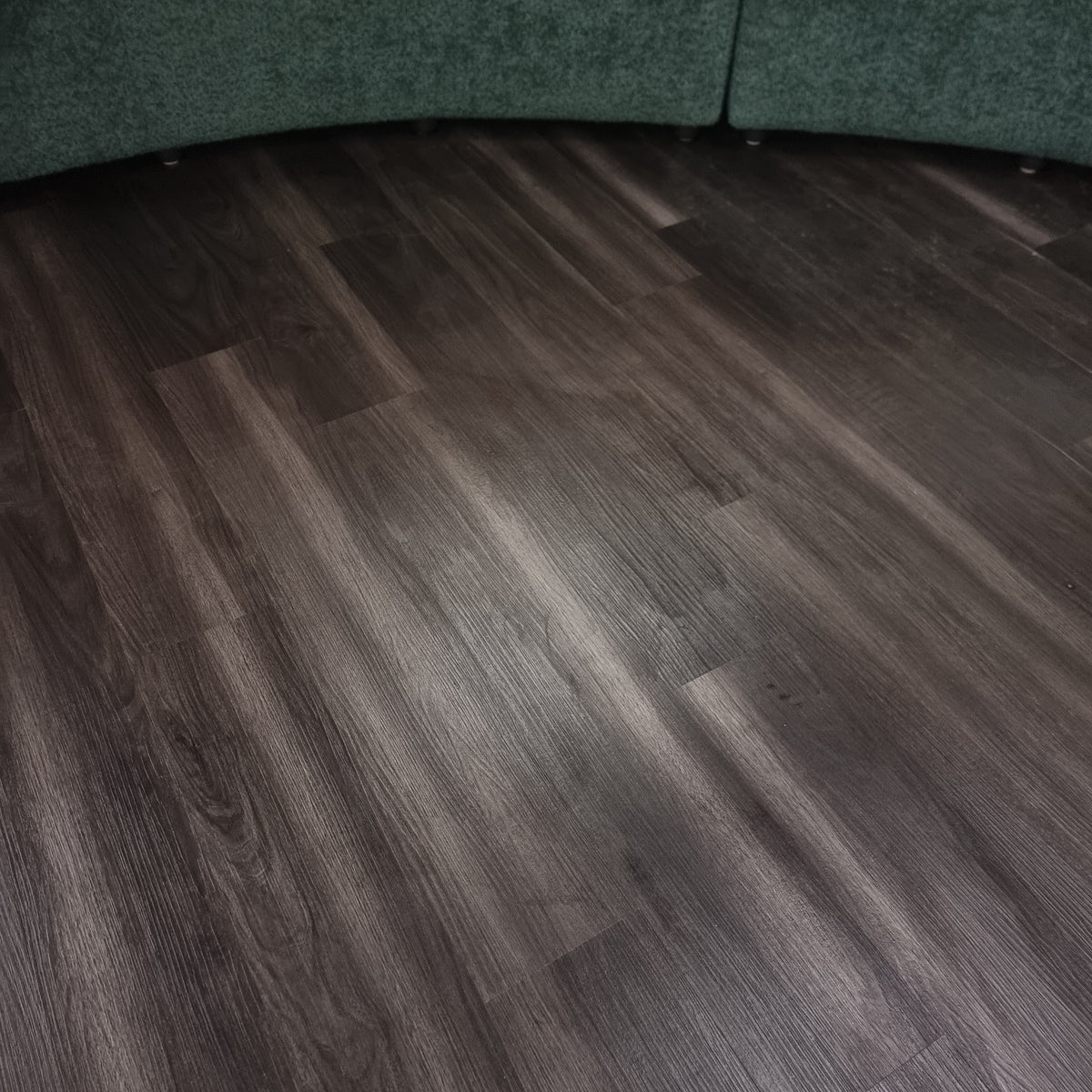 Signature Self Adhesive Vinyl Flooring Tiles - Wood Effect Charcoal | 36pcs (5m² area)