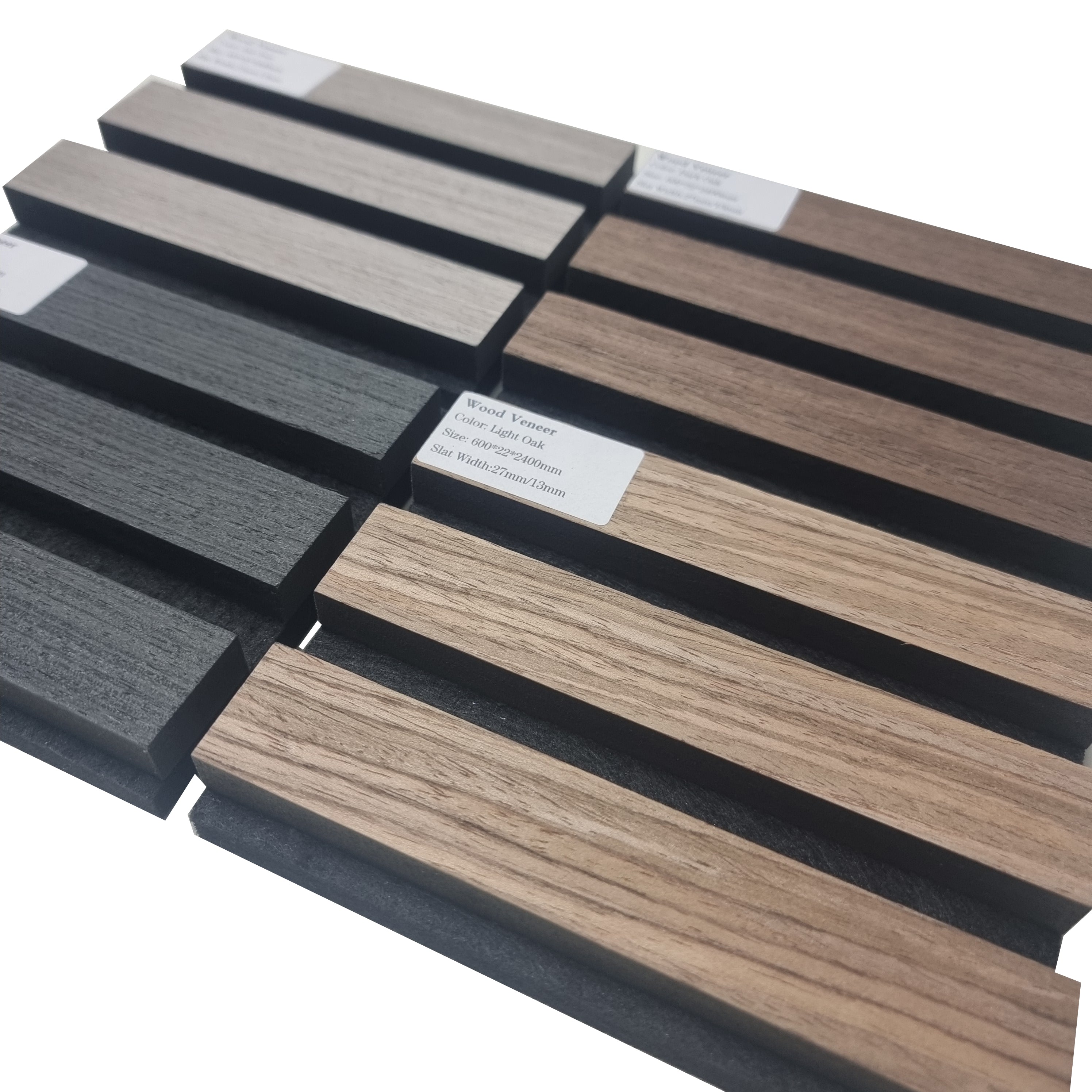 Acoustic Slatted Wall Panels - FREE Sample Box