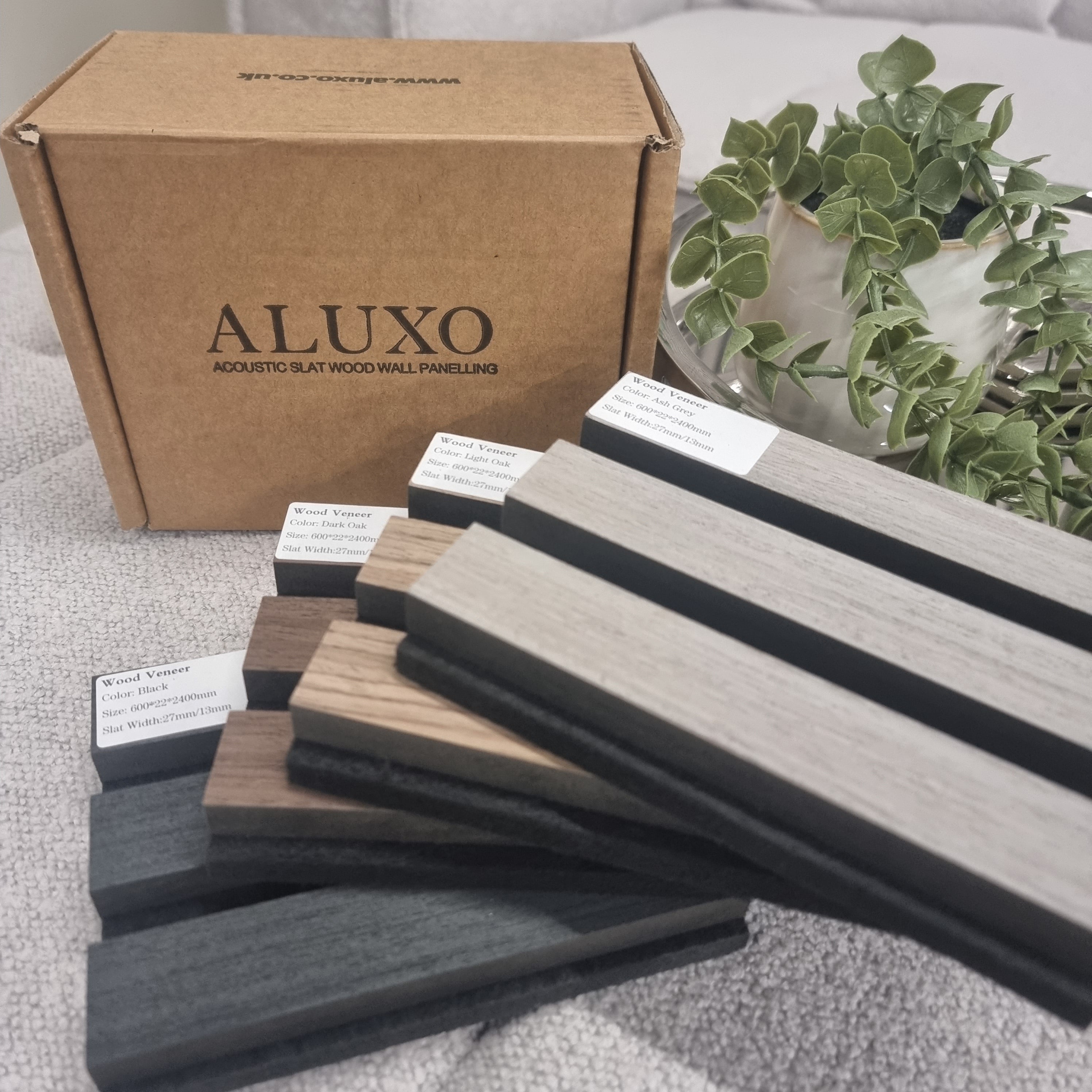 Acoustic Slatted Wall Panels - FREE Sample Box